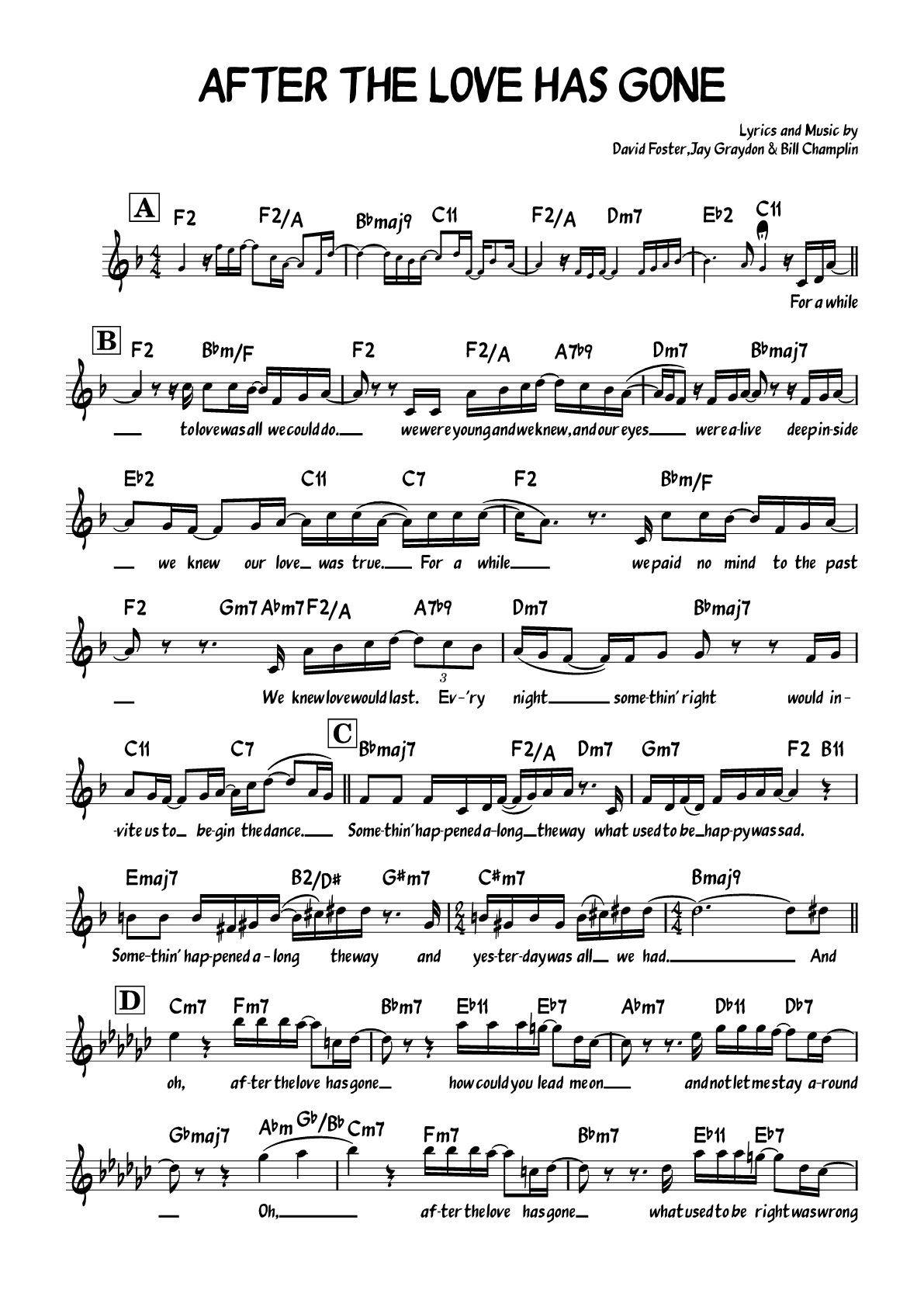 Sheet Music